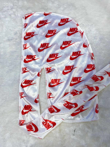 Durag Nike Blanc Rouge